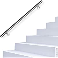 Hengda Pasamanos Escalera con Soportes y Tacos Metálicos-50 cm